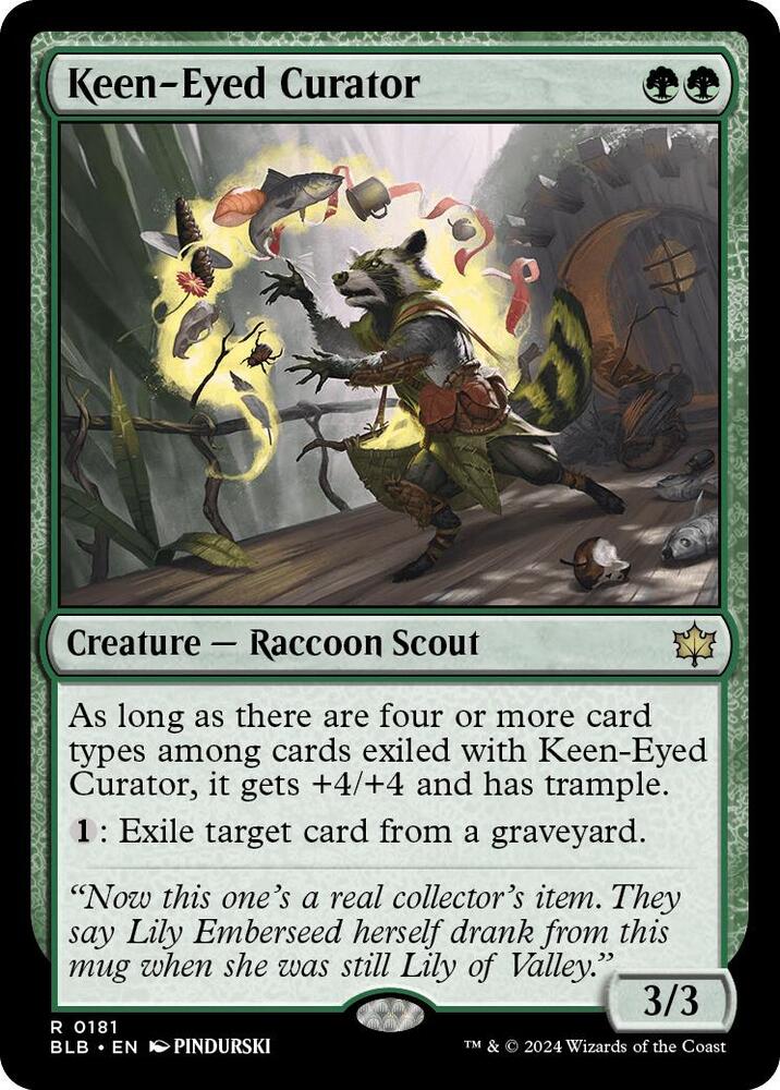 Keen-Eyed Curator - Bloomburrow (BLB) NM