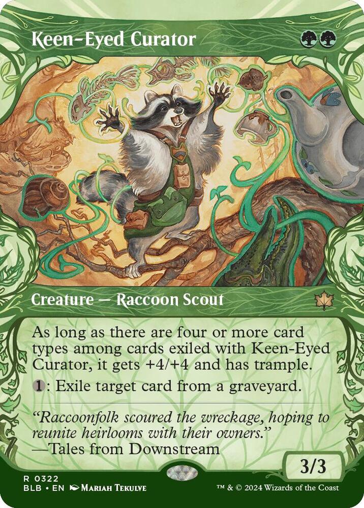 Keen-Eyed Curator (Showcase) - Bloomburrow (BLB) NM *FOIL*