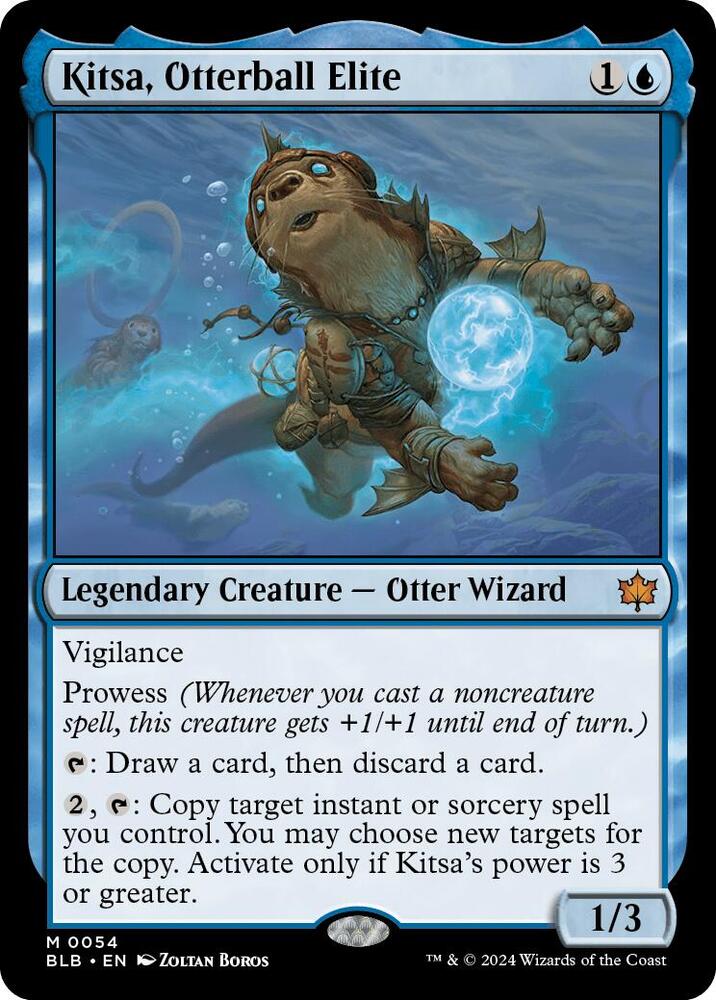 Kitsa, Otterball Elite - Bloomburrow (BLB) NM *FOIL*