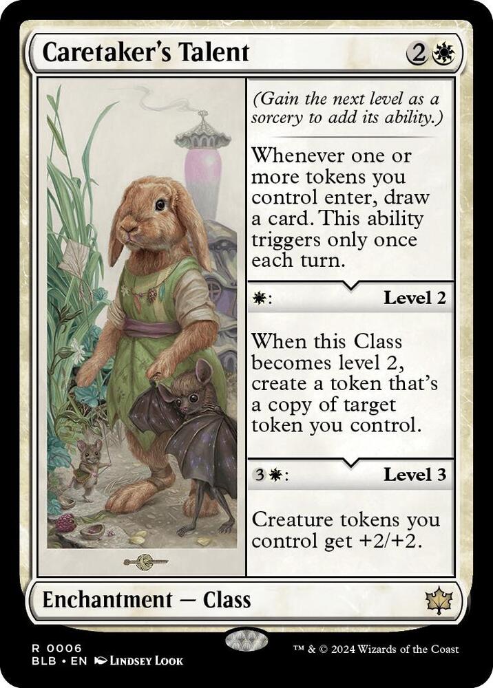 Caretaker's Talent - Bloomburrow (BLB) NM
