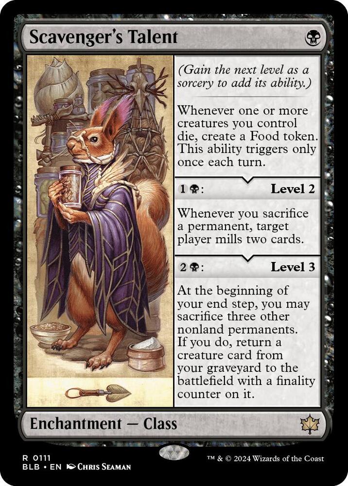 Scavenger's Talent - Bloomburrow (BLB) NM