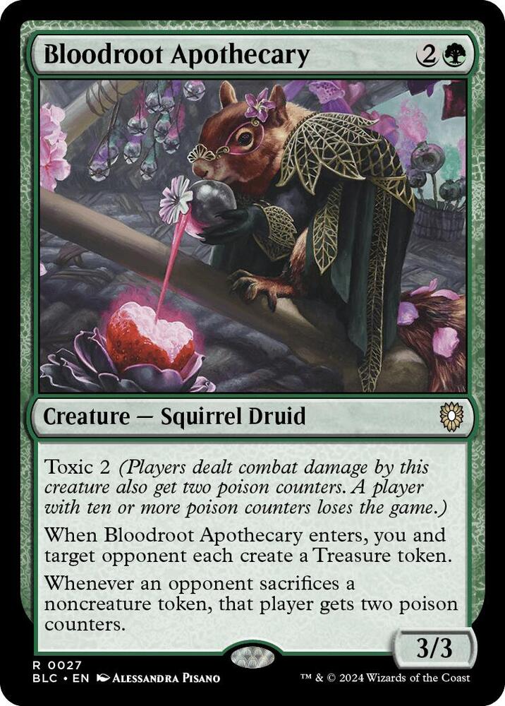 Bloodroot Apothecary - Commander: Bloomburrow (BLC) NM