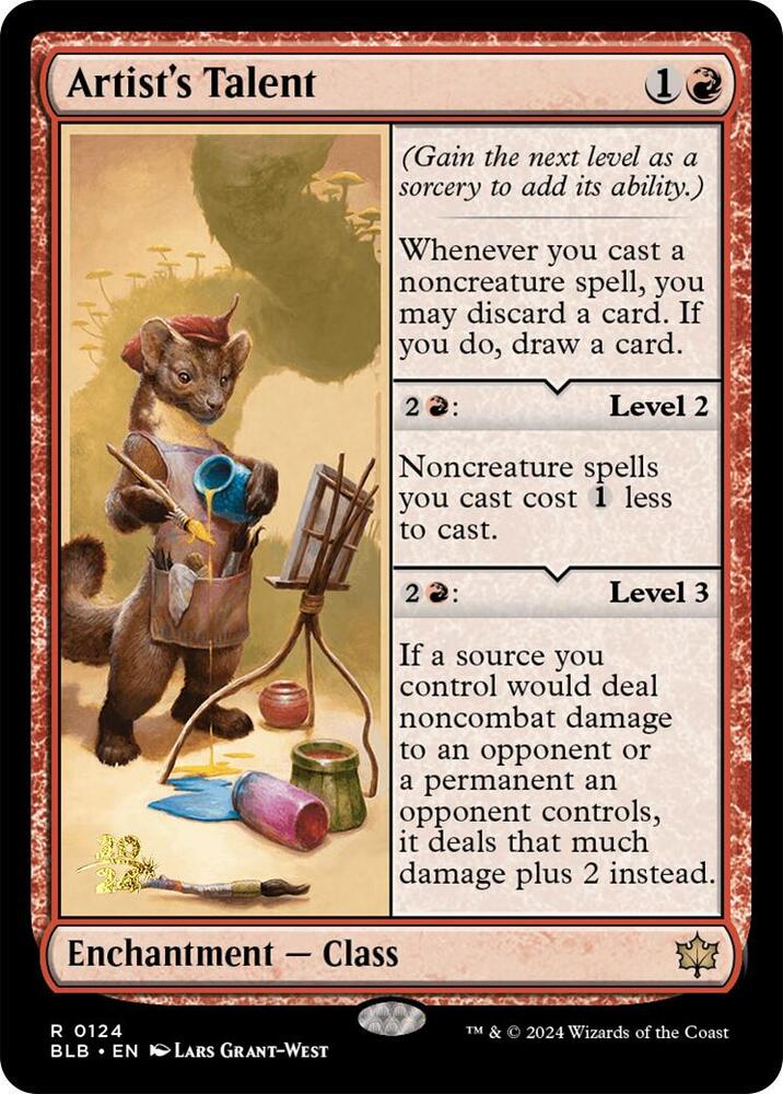 Artist's Talent - Prerelease Cards (PRE) NM *FOIL*