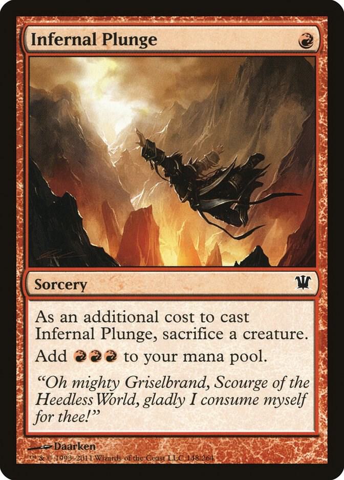 Infernal Plunge - Innistrad (ISD) NM