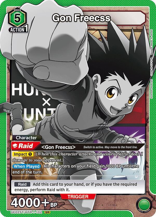 Gon Freecss (102) - UE02ST: HUNTER X HUNTER Starter Deck (UE02ST) NM