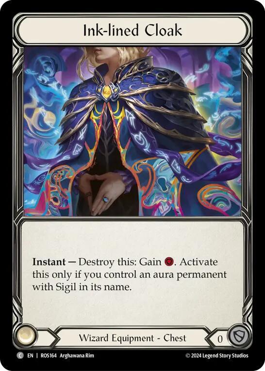 Ink-lined Cloak - Rosetta (ROS) NM *Cold Foil*