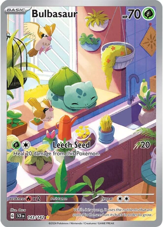 Bulbasaur - SV07: Stellar Crown (SCR) NM *FOIL*