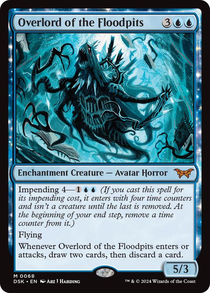 Overlord of the Floodpits - Duskmourn: House of Horror (DSK) NM