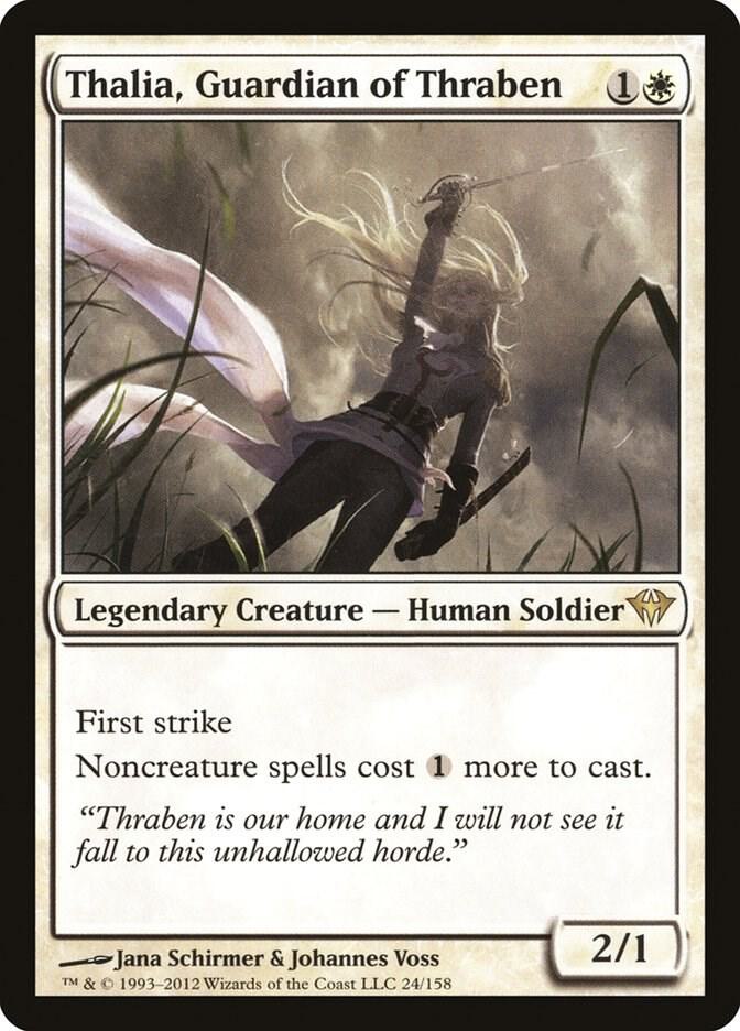 Thalia, Guardian of Thraben - Dark Ascension (DKA) NM