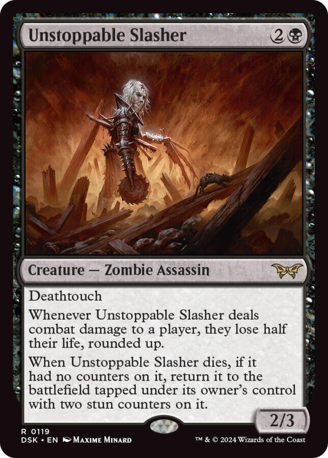 Unstoppable Slasher (0119) - Duskmourn: House of Horror (DSK) NM