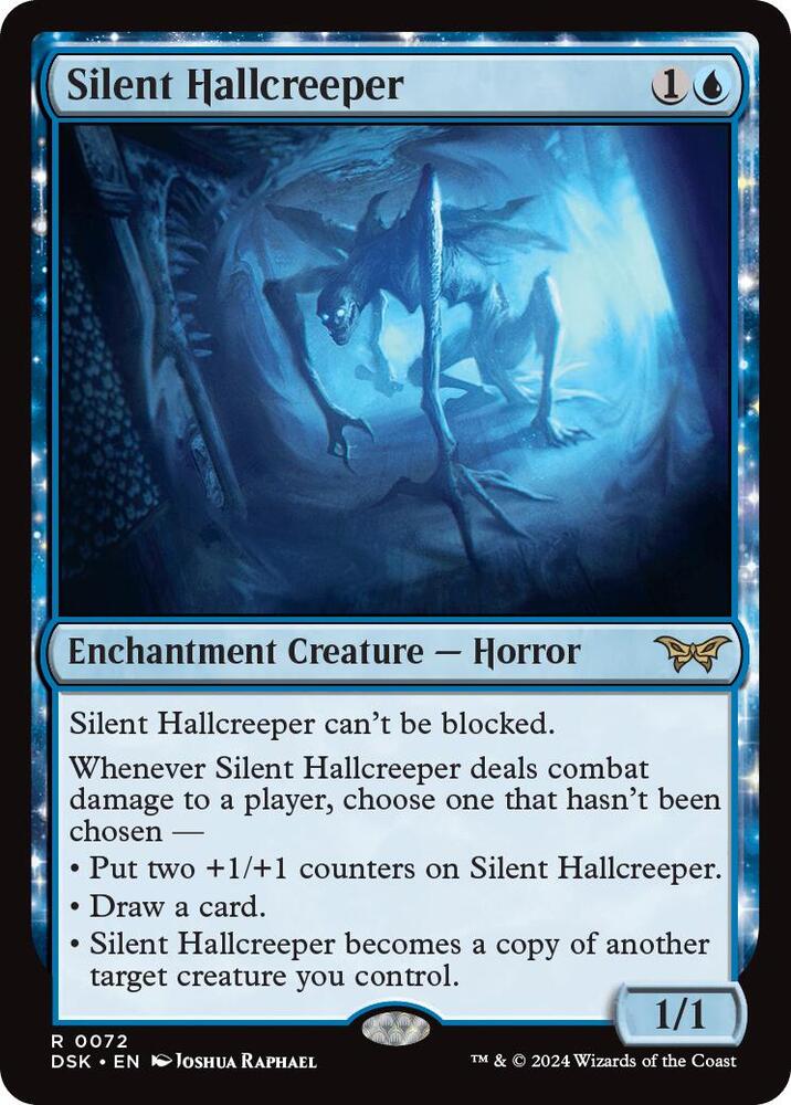 Silent Hallcreeper - Duskmourn: House of Horror (DSK) NM *FOIL*