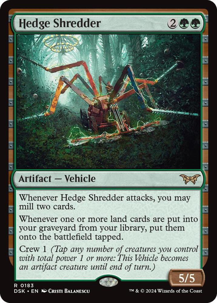 Hedge Shredder - Duskmourn: House of Horror (DSK) NM