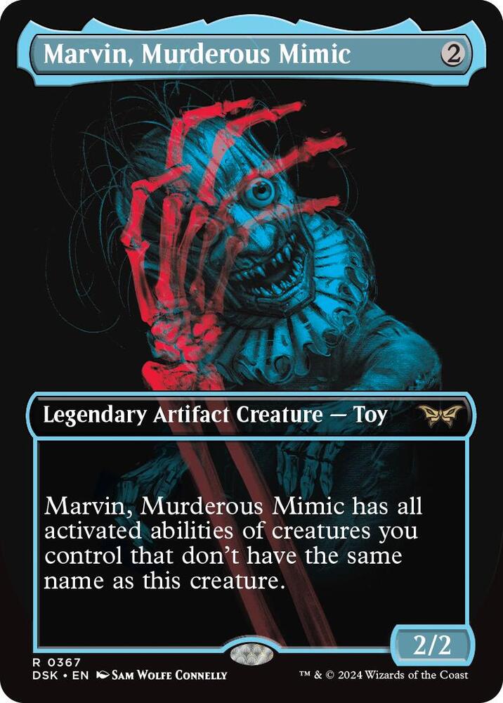 Marvin, Murderous Mimic (Showcase) - Duskmourn: House of Horror (DSK) NM *FOIL*