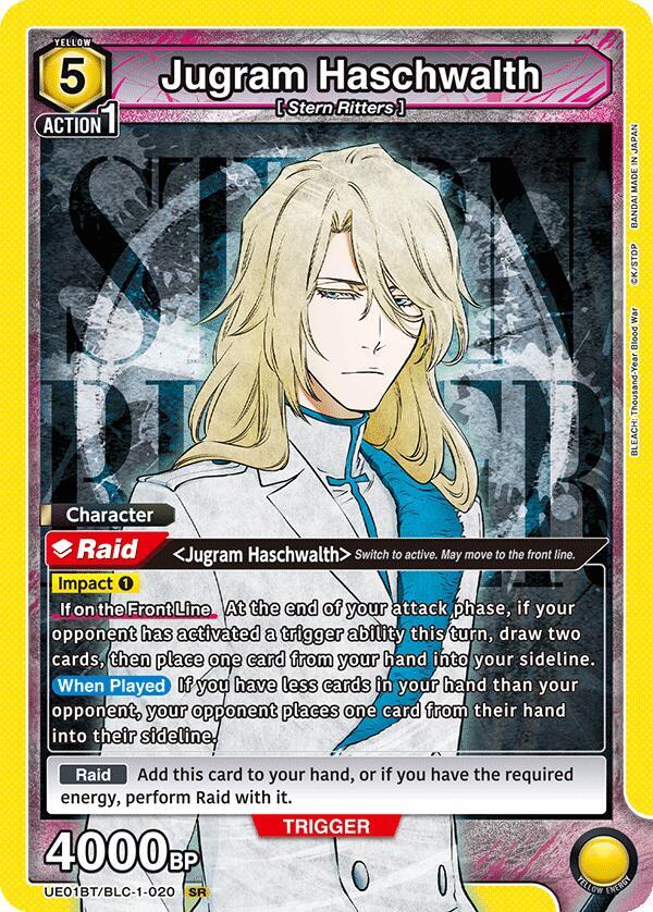 Jugram Haschwalth (020) - UE01BT: BLEACH: Thousand-Year Blood War (UE01BT) NM *FOIL*