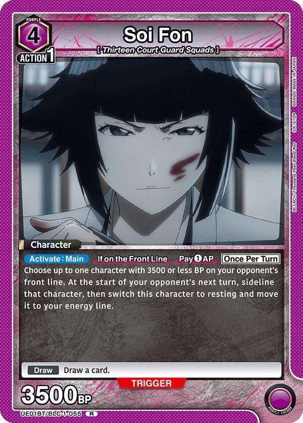 Soi Fon (055) - UE01BT: BLEACH: Thousand-Year Blood War (UE01BT) LP *FOIL*