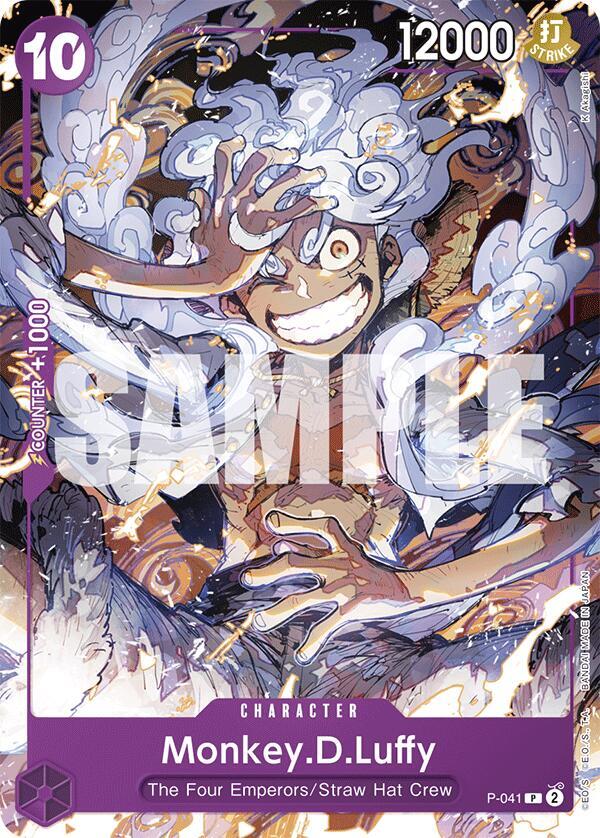 Monkey.D.Luffy (P-041) - Starter Deck 18: PURPLE Monkey.D.Luffy (ST-18) NM