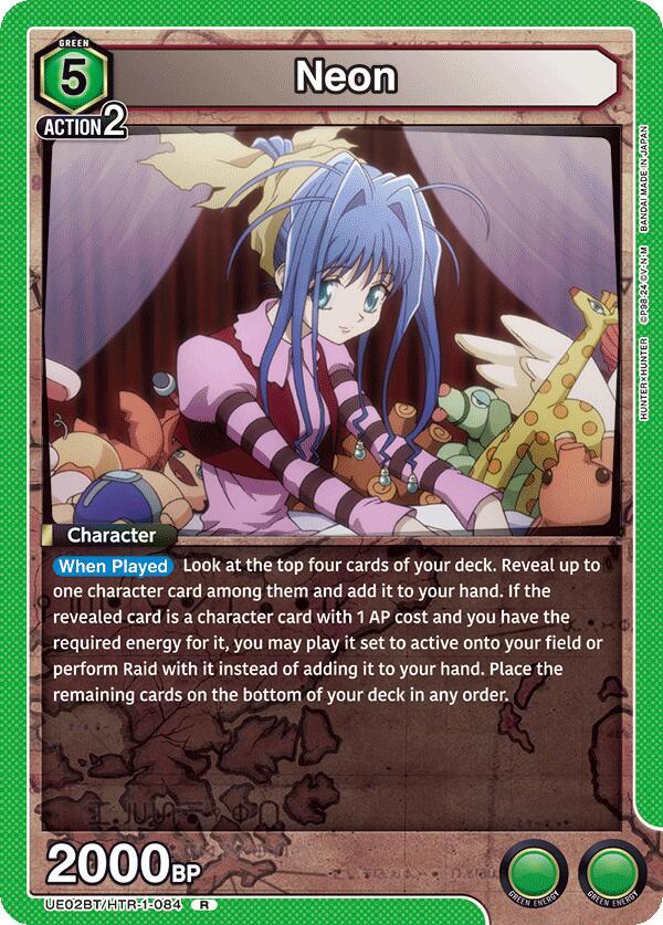 Neon - UE02BT: HUNTER X HUNTER (UE02BT) NM *FOIL*