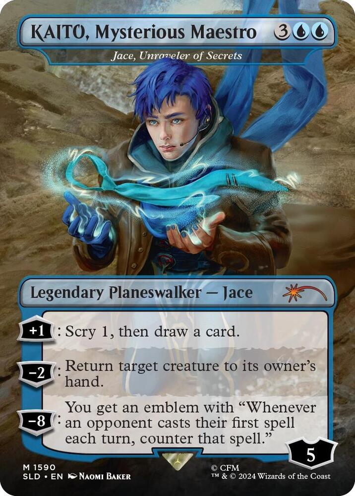 KAITO, Mysterious Maestro - Jace, Unraveler of Secrets - Secret Lair Drop Series (SLD) NM