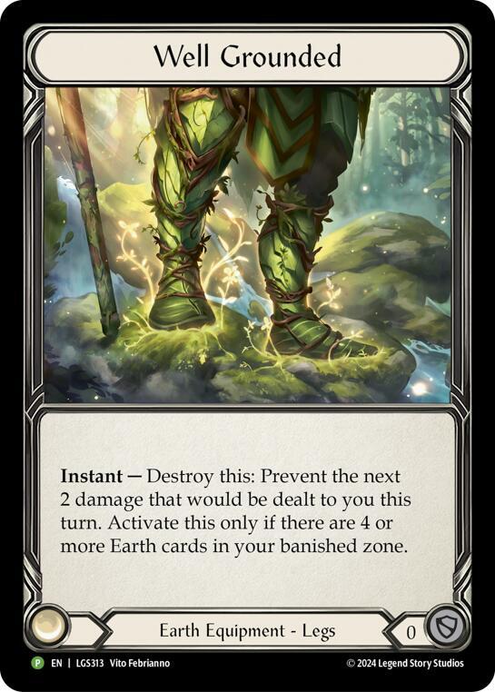 Well Grounded - LGS313 - Flesh and Blood: Promo Cards (PR) LP *Rainbow Foil*