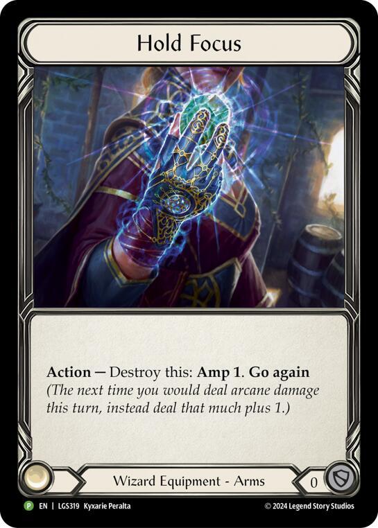 Hold Focus - LGS319 - Flesh and Blood: Promo Cards (PR) LP *Rainbow Foil*