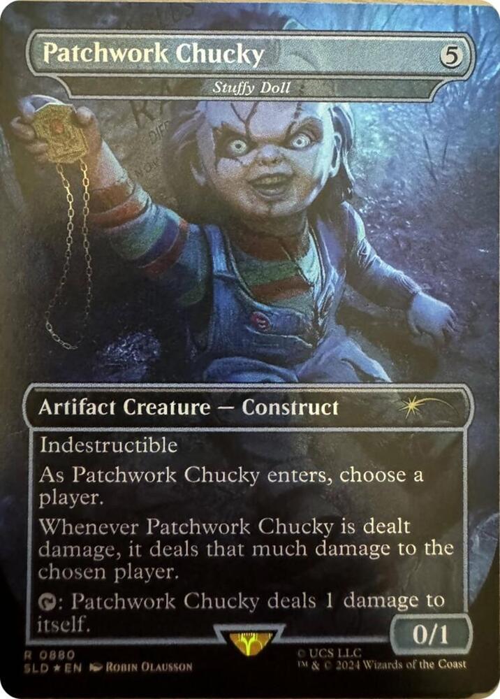 Patchwork Chucky - Stuffy Doll - Secret Lair Drop Series (SLD) NM *FOIL*