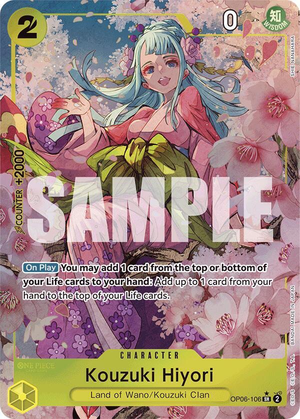 Kouzuki Hiyori (Alternate Art) - Premium Booster -The Best- (PRB-01) NM *FOIL*