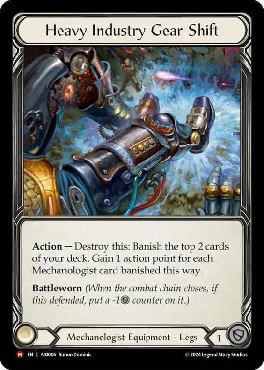 Heavy Industry Gear Shift - Armory Deck: Dash (ADD) LP *Rainbow Foil*