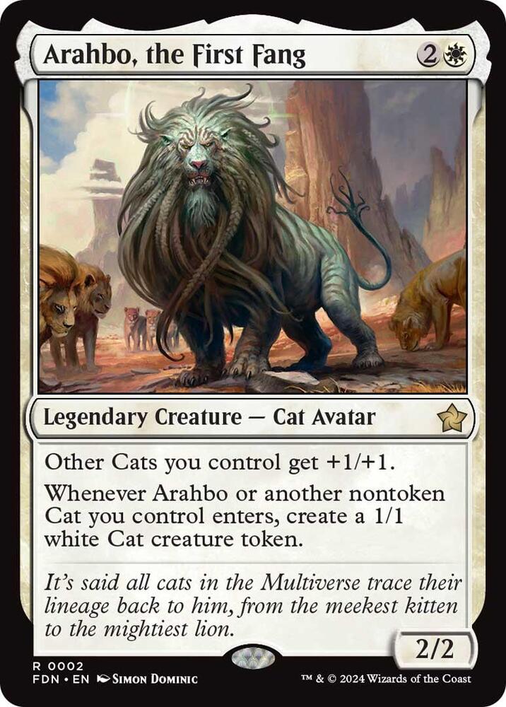 Arahbo, the First Fang - Foundations (FDN) NM
