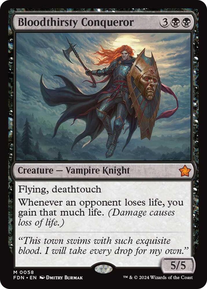Bloodthirsty Conqueror - Foundations (FDN) NM