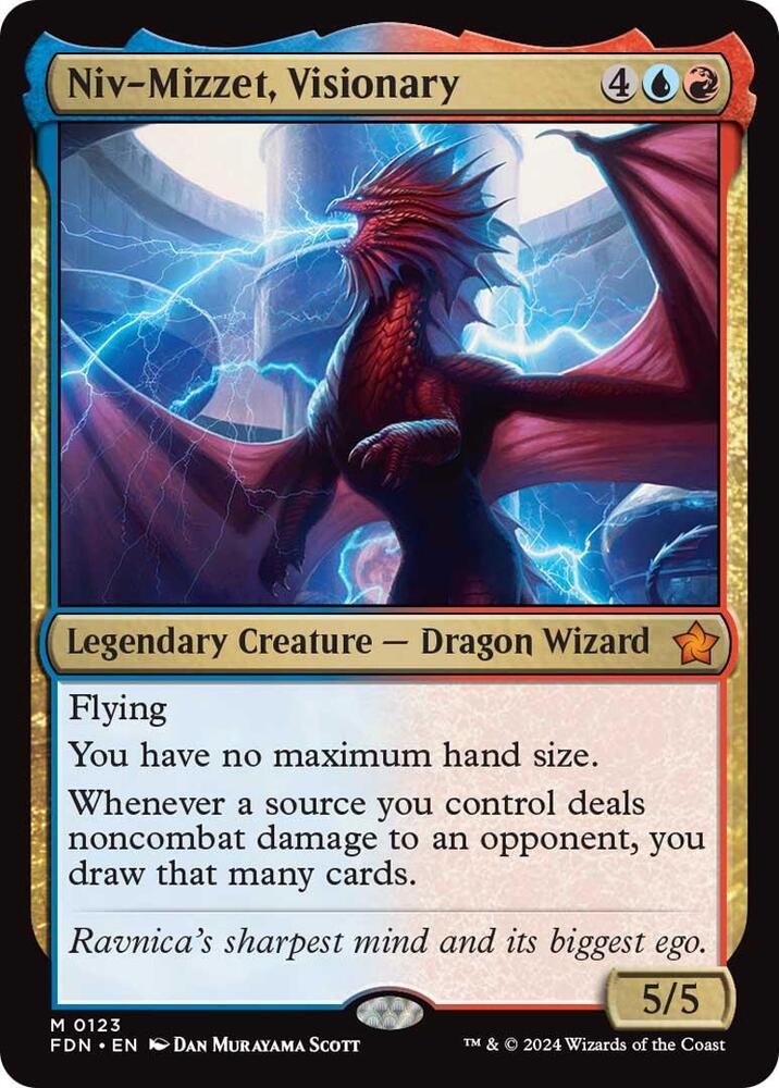 Niv-Mizzet, Visionary - Foundations (FDN) NM