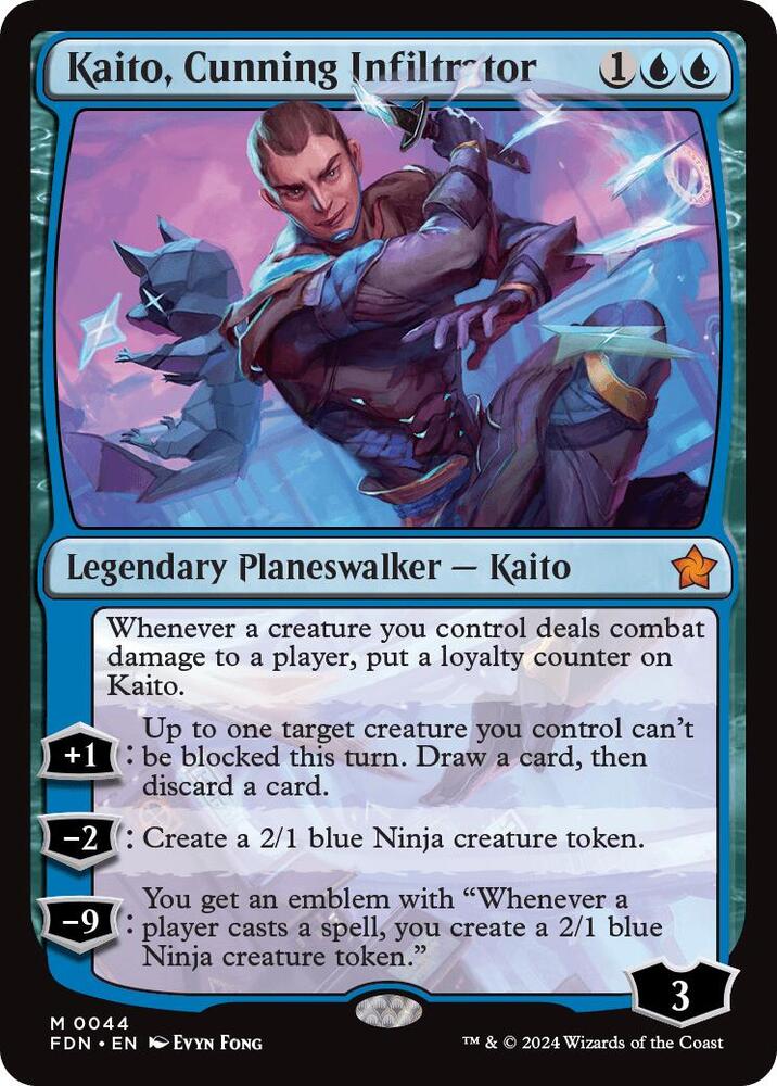 Kaito, Cunning Infiltrator - Foundations (FDN)