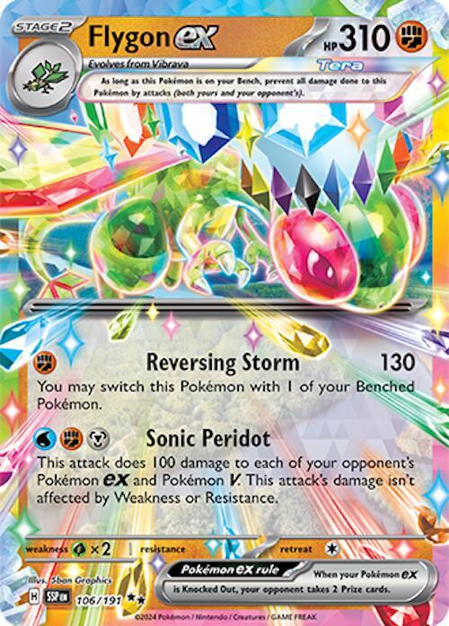 Flygon ex - 106/191 - SV08: Surging Sparks (SSP) NM *FOIL*