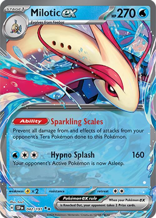 Milotic ex - 042/191 - SV08: Surging Sparks (SSP) NM *FOIL*