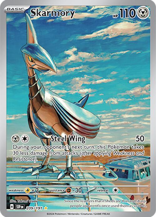 Skarmory - 209/191 - SV08: Surging Sparks (SSP) NM *FOIL*