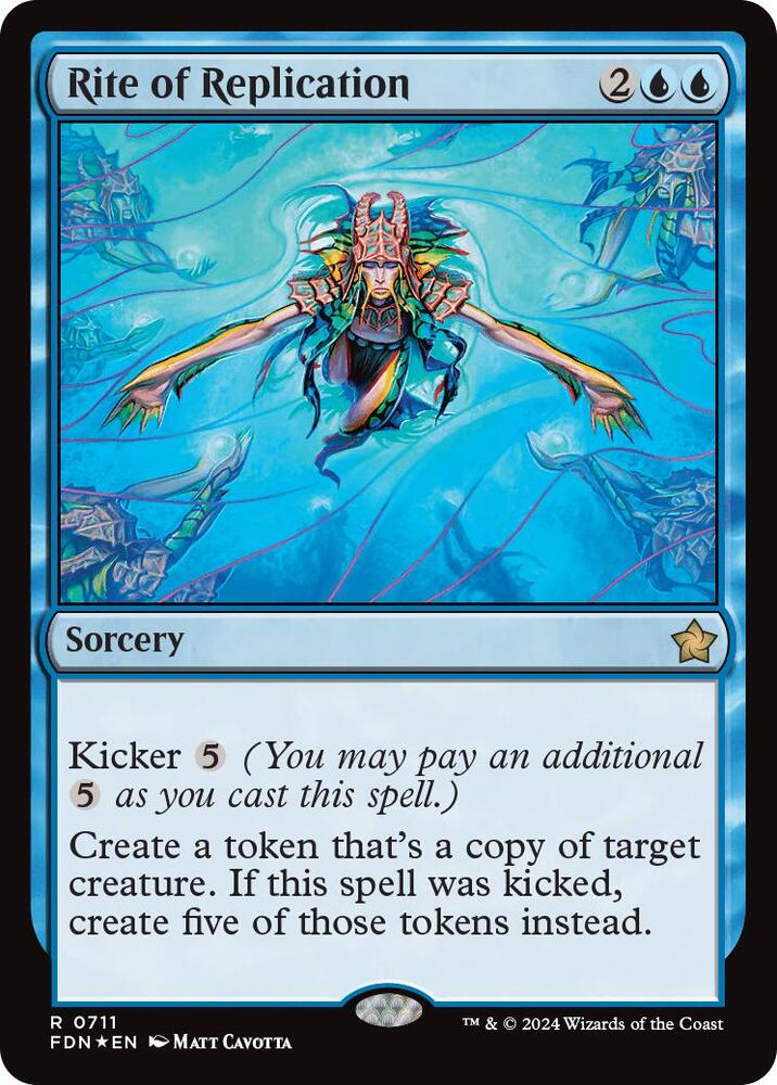 Rite of Replication - Foundations (FDN) NM *FOIL*
