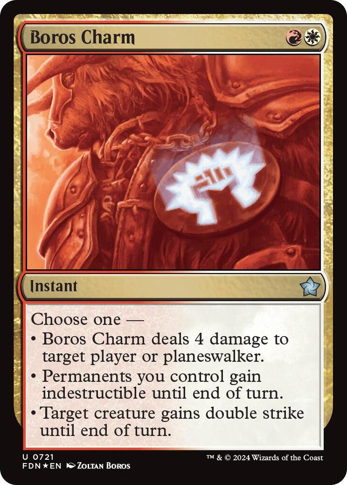 Boros Charm - Foundations (FDN) NM *FOIL*