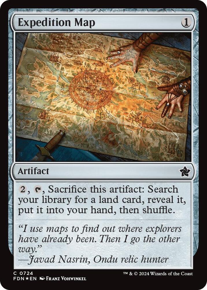 Expedition Map - Foundations (FDN) NM *FOIL*