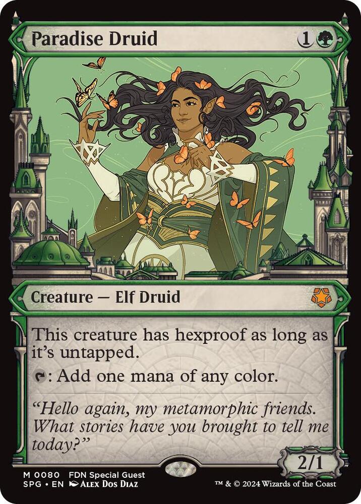 Paradise Druid (Showcase) - Special Guests (SPG) NM