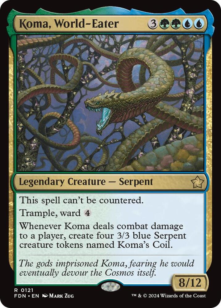 Koma, World-Eater - Foundations (FDN) NM *FOIL*