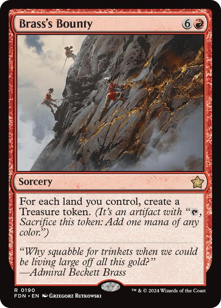 Brass's Bounty - Foundations (FDN) NM