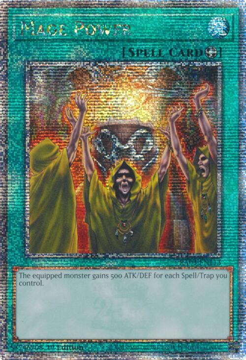 Mage Power (Quarter Century Secret Rare) - Quarter Century Bonanza (RA03) NM