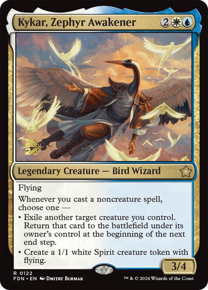 Kykar, Zephyr Awakener - Prerelease Cards (PRE) NM *FOIL*