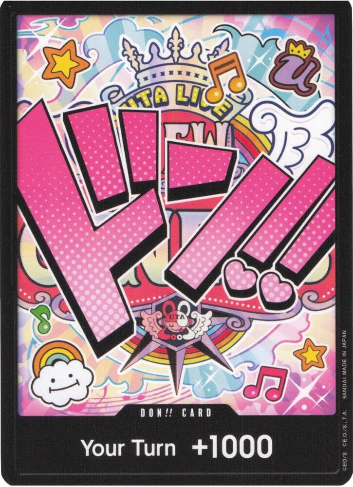 DON!! Card (Uta) - Premium Booster -The Best- (PRB-01) NM *FOIL*