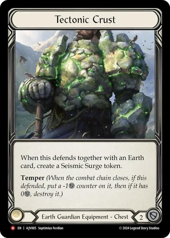 Tectonic Crust - Armory Deck: Jarl Vetreidi Rainbow Foil NM