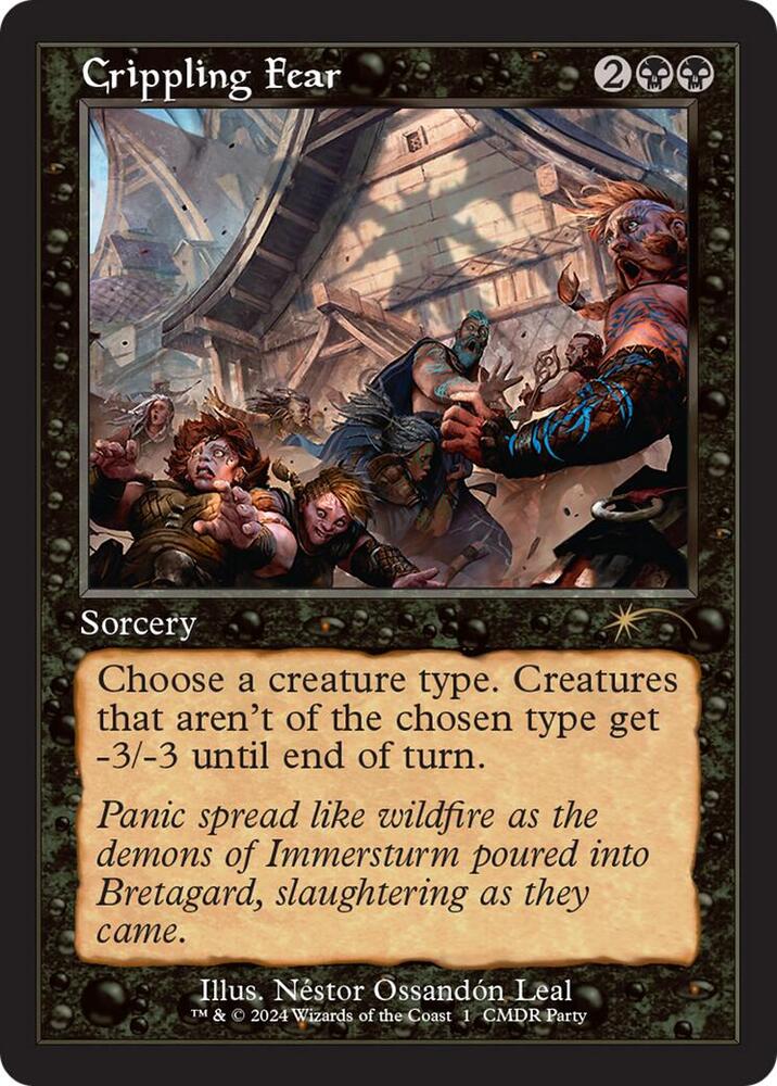 Crippling Fear (Retro Frame) - WPN & Gateway Promos (WPN) NM