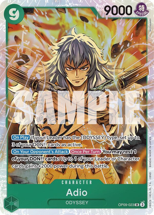 Adio - Emperors in the New World (OP09) NM *FOIL*