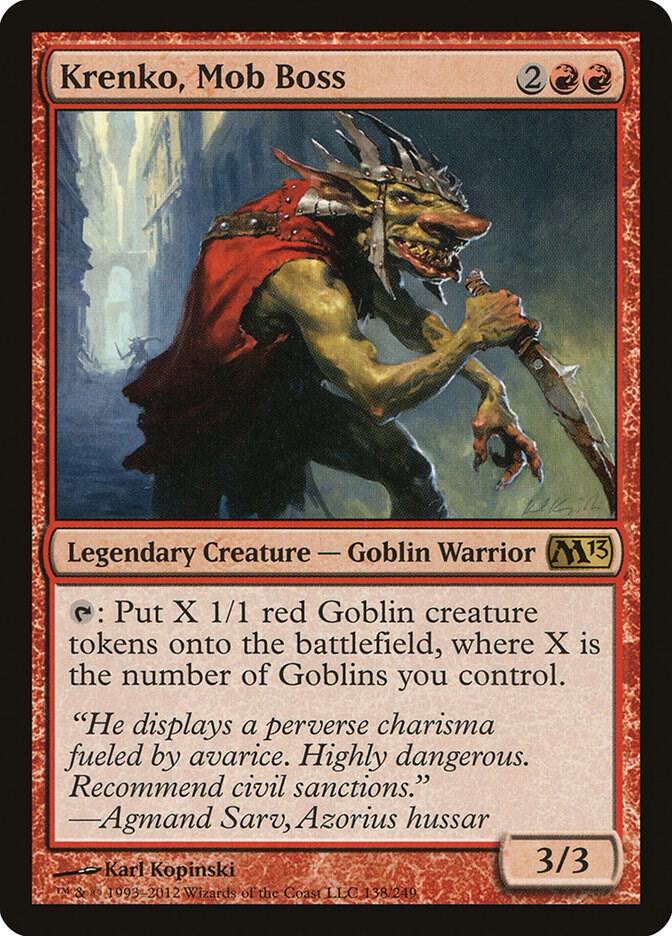 Krenko, Mob Boss - Magic 2013 (M13) (M13) NM