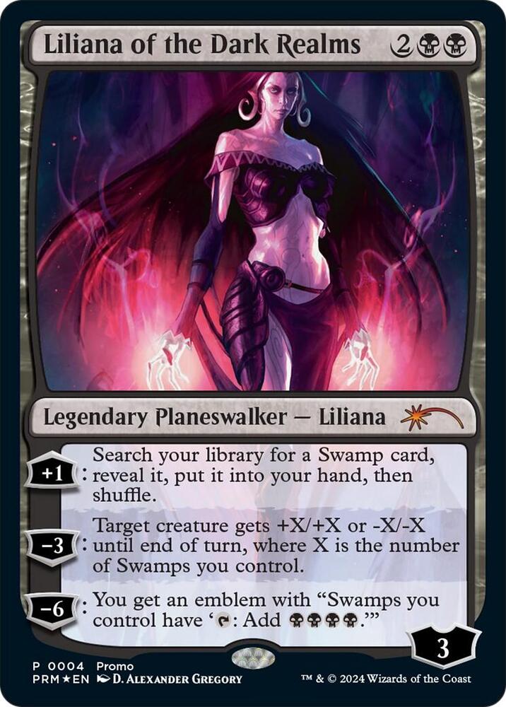 Liliana of the Dark Realms - Media Promos (MEDIA) NM *FOIL*