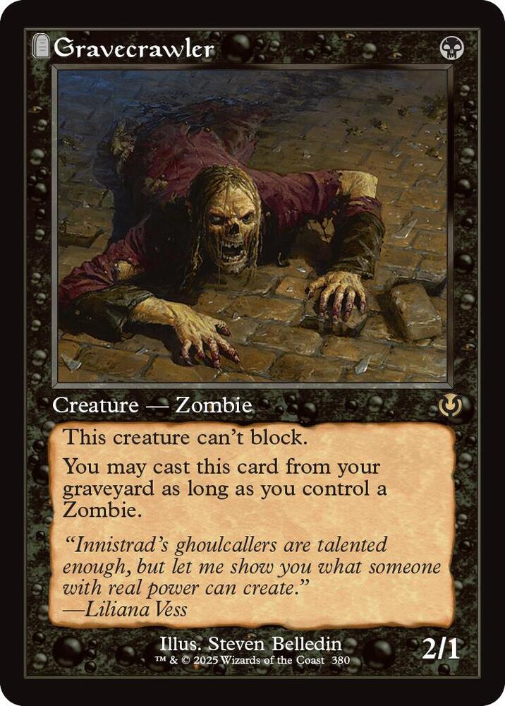 Gravecrawler (Retro Frame) - Innistrad Remastered (INR) NM