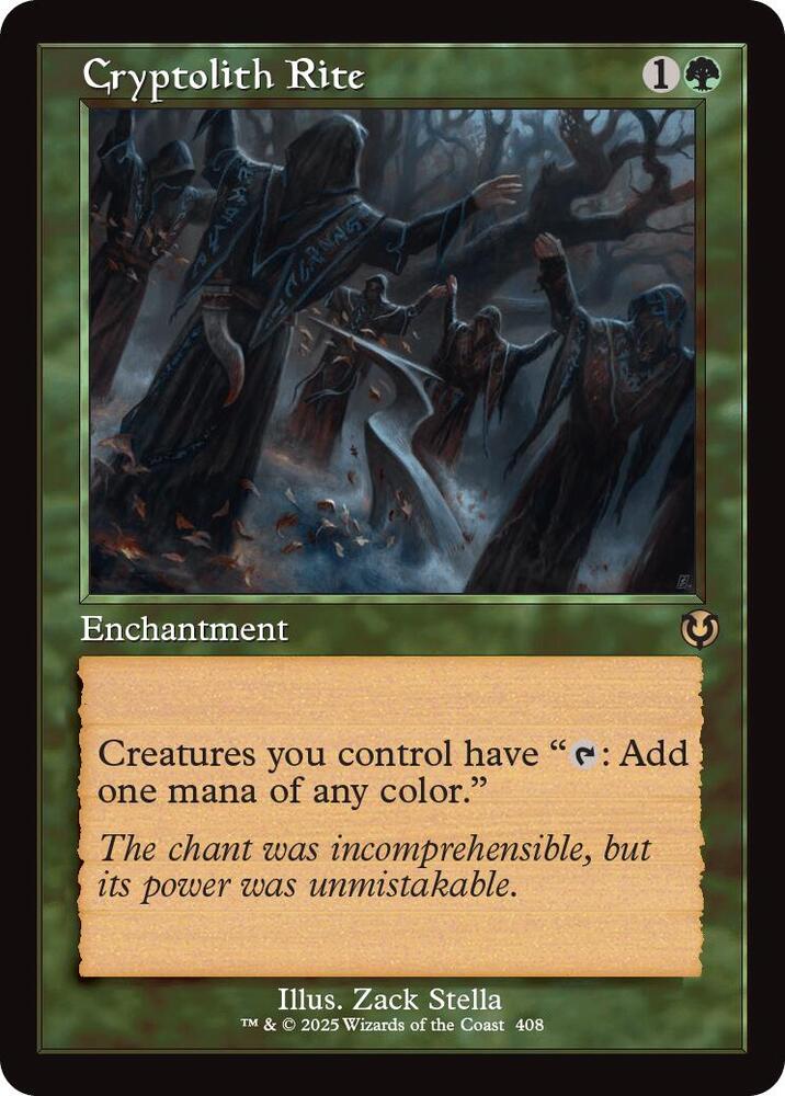 Cryptolith Rite (Retro Frame) - Innistrad Remastered (INR) NM *FOIL*